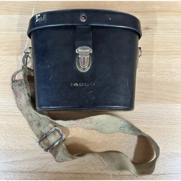 VTG Tasco Binoculars 1976 Montreal Olympics 7x35 Wide Angle w/Leather Case AS IS - Picture 8 of 8